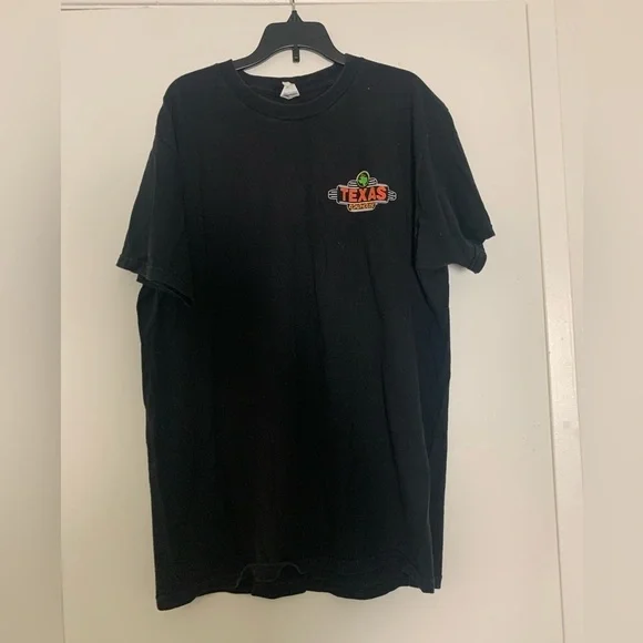 Vintage Texas Roadhouse Black Tee Nowhere else but - Picture 4 of 11